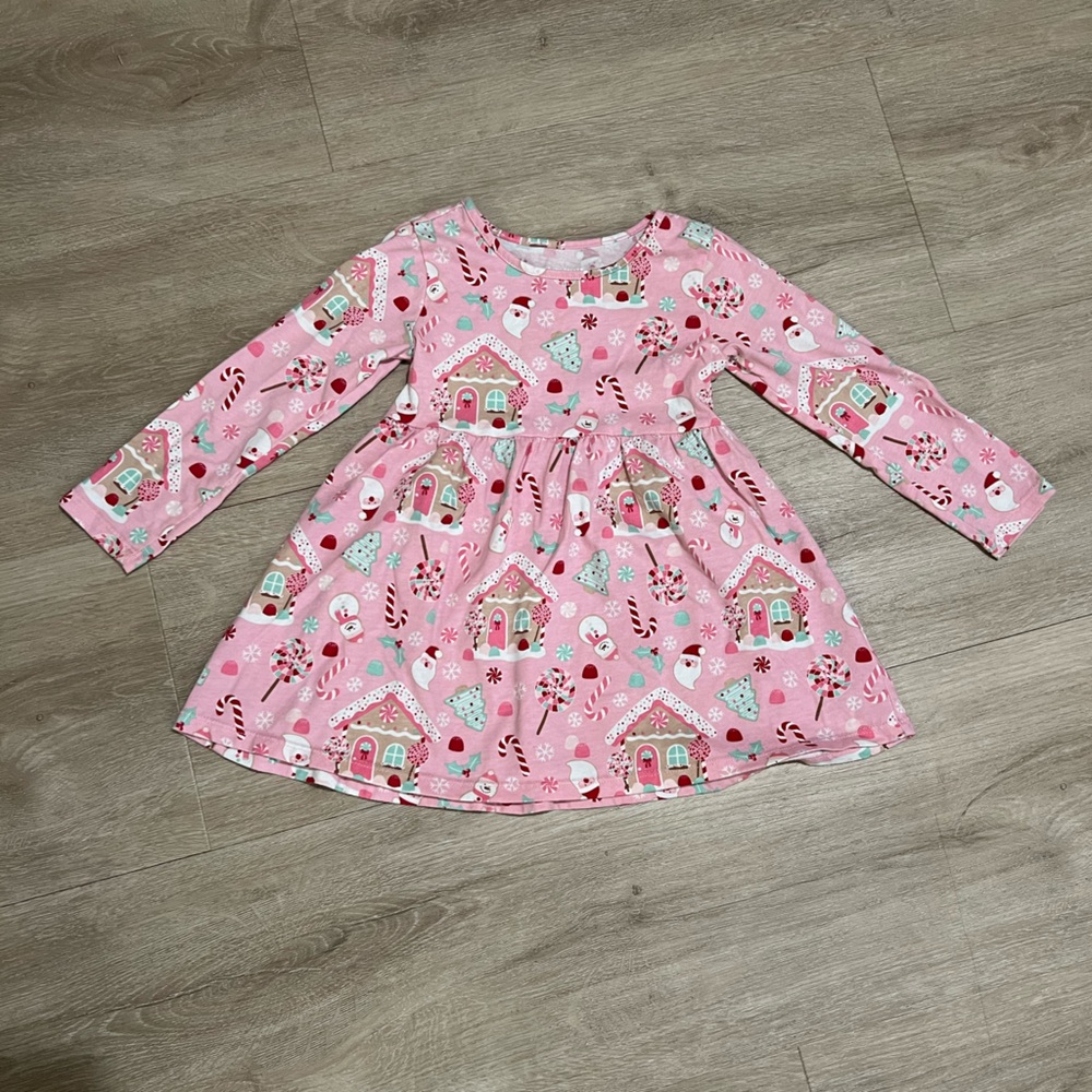 The Children’s Place pink Christmas dress- size 2T